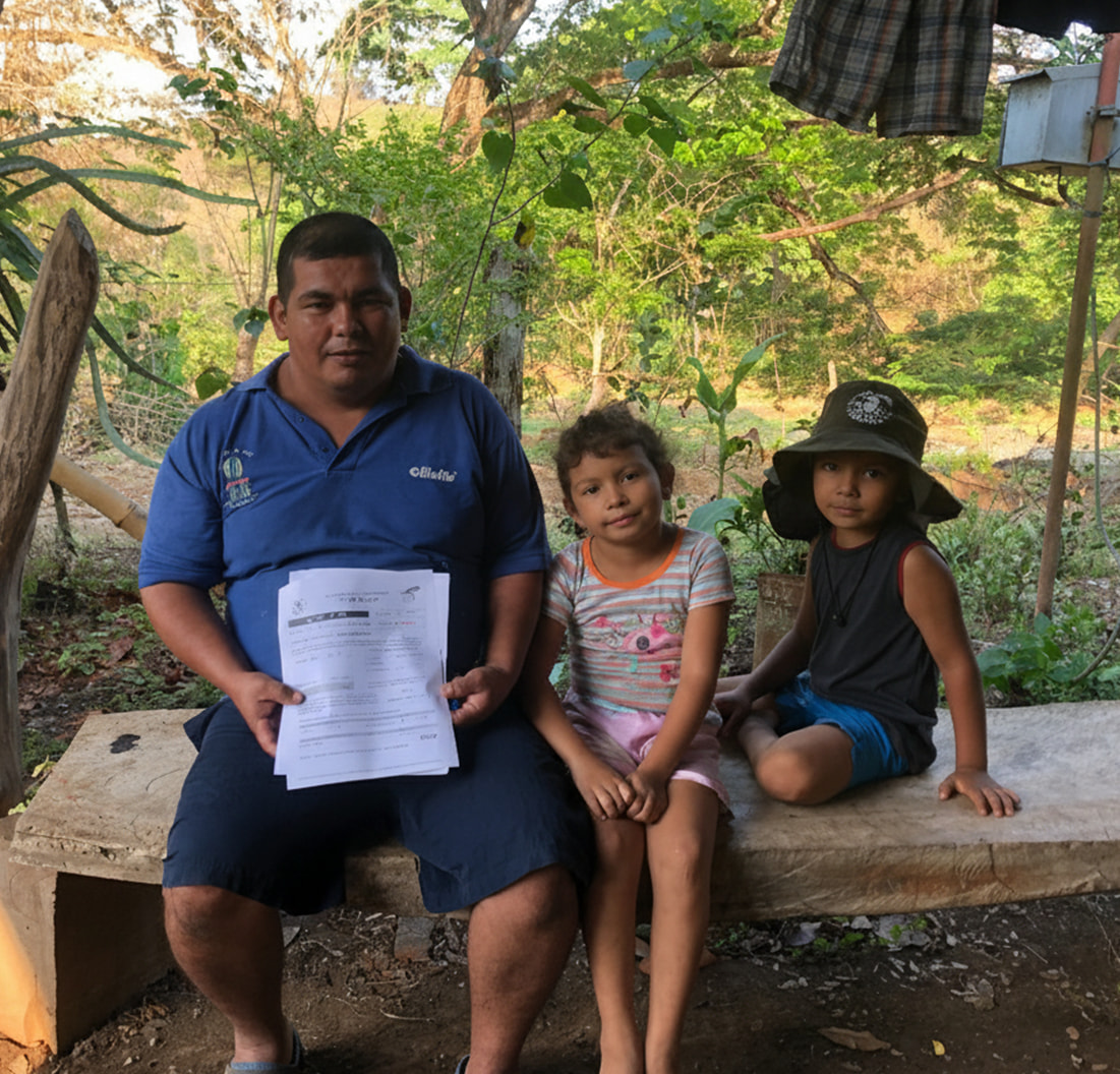 familia de productores de Flora Nueva