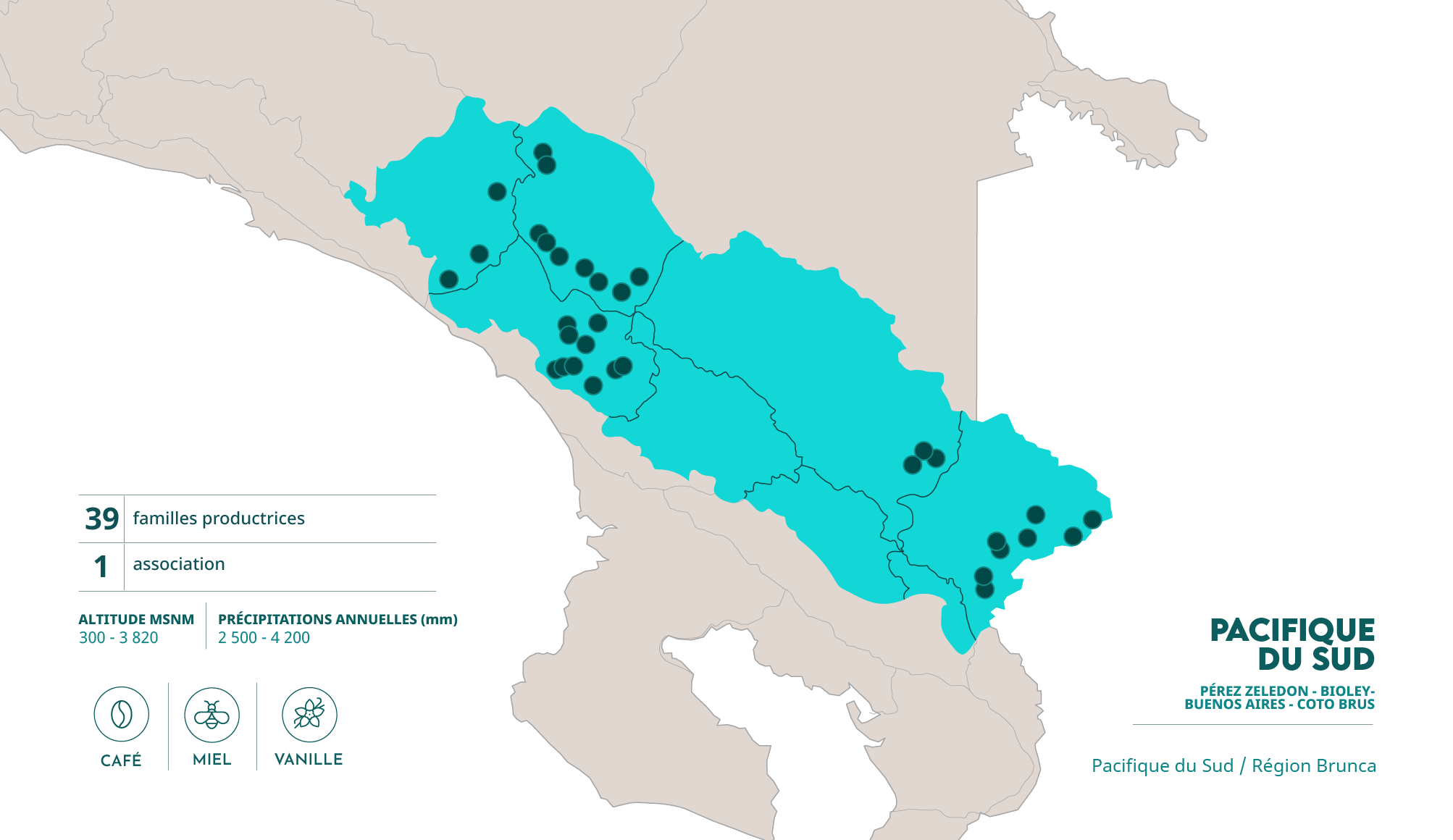 mapa pacífico sur francés