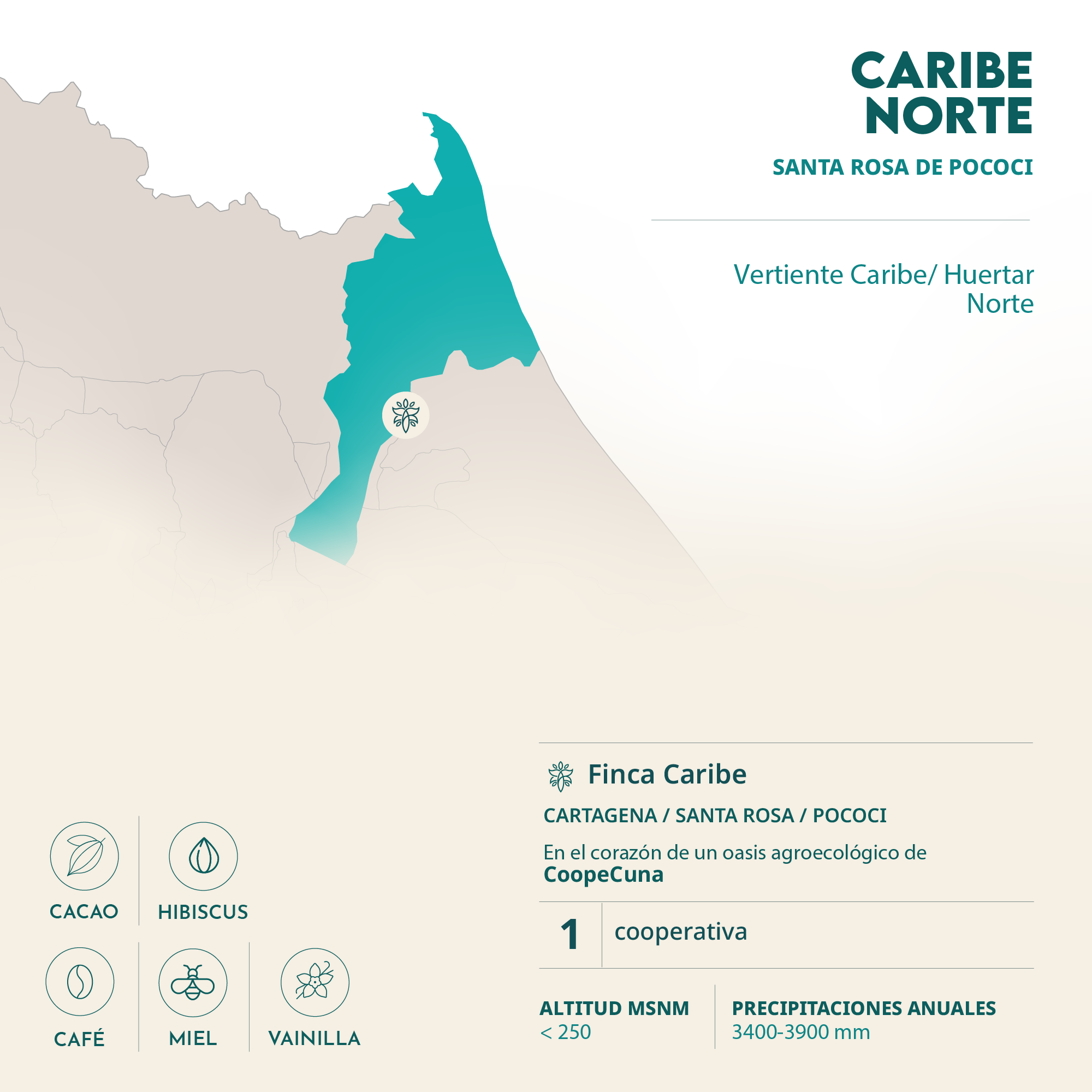 mapa caribe vista móvil