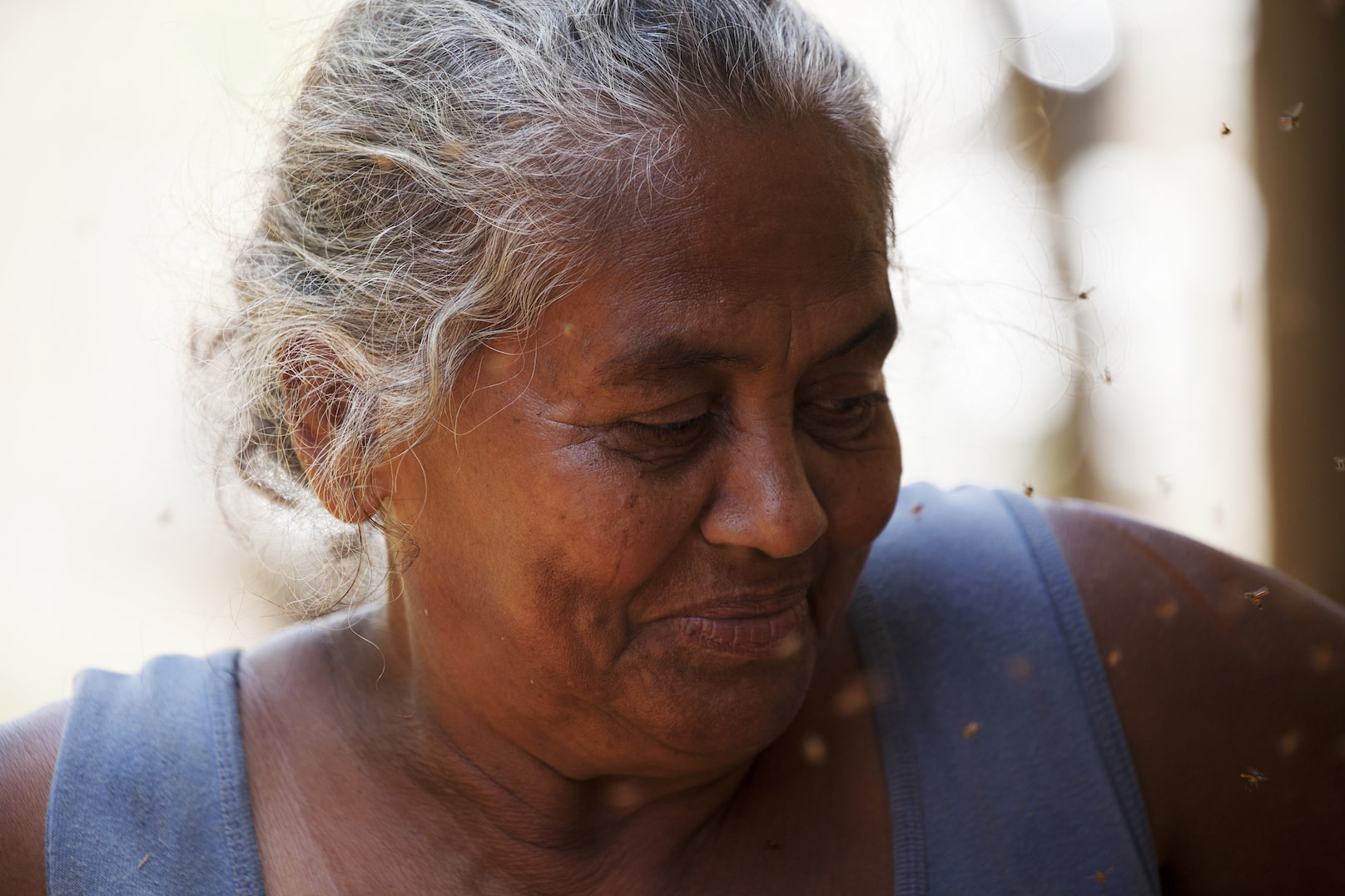mujer productora de Flora Nueva